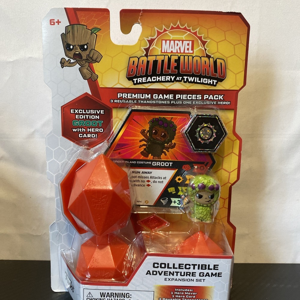 Marvel Battleworld Treachery At Twilight--EXCLUSIVE EDITION GROOT with HERO CARD